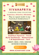 Load image into Gallery viewer, VIVAHAPRIYA- 7-WEDDINGS SONG COLLECTION: Vid. Anahita and Apoorva