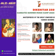Load image into Gallery viewer, ‘Discover the Performer in You'  Carnatic Summer Camp 2025