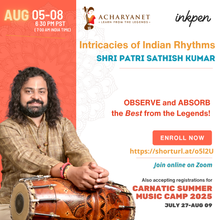 Load image into Gallery viewer, ‘Discover the Performer in You'  Carnatic Summer Camp 2025