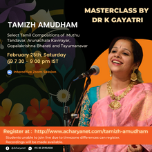 Load image into Gallery viewer, TAMIZH AMUDHAM:Dr K Gayatri