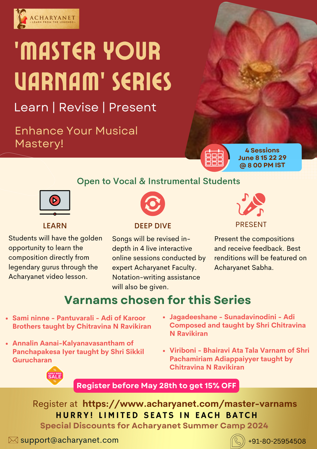 'Master your Varnam' Series