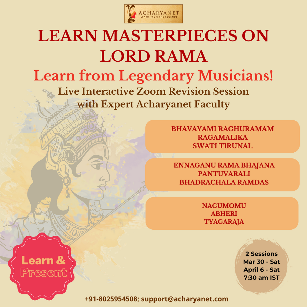 Learn and Revise Masterpeices on Lord Rama